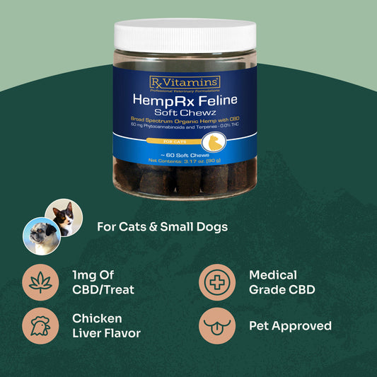 HempRx Soft Chewz for Cats and Small Dogs